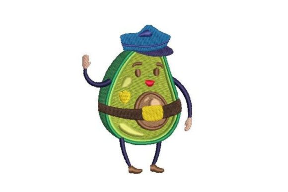 Avocado Police Officer: Holiday Embroidery Review