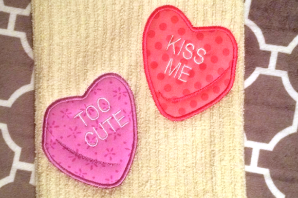 Conversation Hearts Applique: A Real-World Embroidery Review