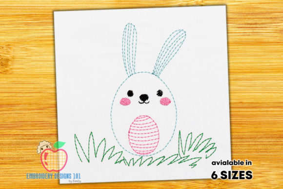Easter Bunny on Grass Design Review for Projects