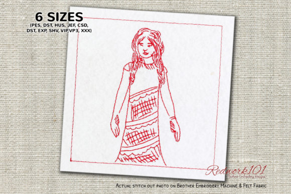 Girl Flaunting Dress Embroidery: A Craft Fair Review