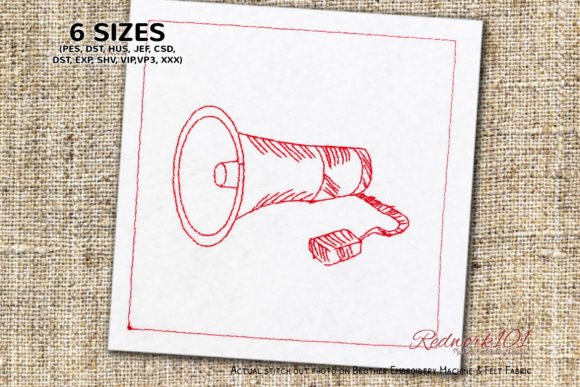 MegaPhone with Mouth Piece Embroidery Review