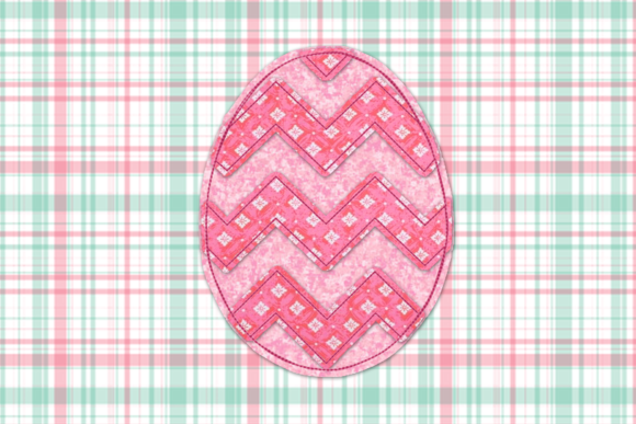 Raggy Chevron Easter Egg Embroidery Design Review