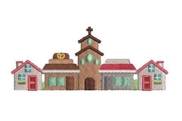 Row of Buildings Embroidery: A Designer’s Seasonal Review
