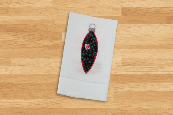 Teardrop Christmas Ornament: A Designer's Stitch Test